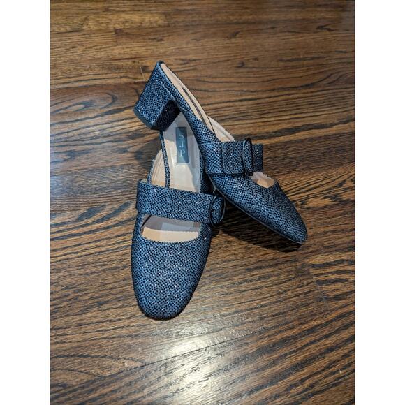 SJP Sarah Jessica Parker Vamp Glitter Mules - Picture 1 of 4